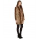 Пальто меховое Leopard Guess