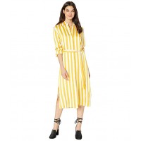 Платье атласное в полоску Juicy Couture