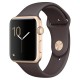 Смарт-часы Apple Watch S1 Sport 42mm Gold Al/CocoaSport MNNN2RU/A